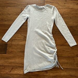 Silver Abercrombie and Fitch bodycon dress. Worn once